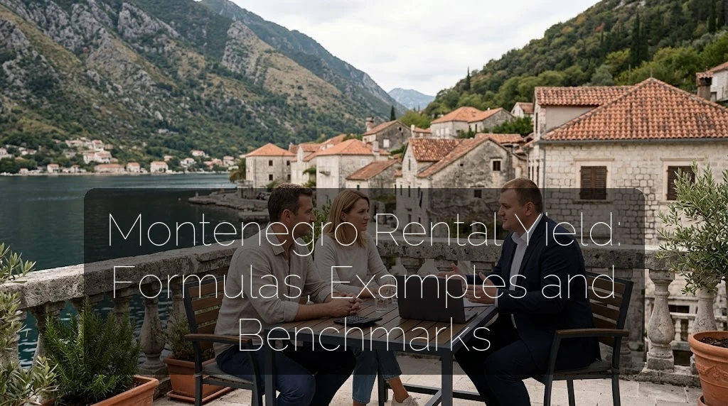 Montenegro Rental Yield: Formulas, Examples, Benchmarks